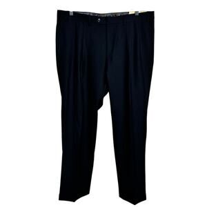 Lauren Ralph Lauren Machine Washable Dress Trouser Pant Men 38x30 Navy Blue Prep